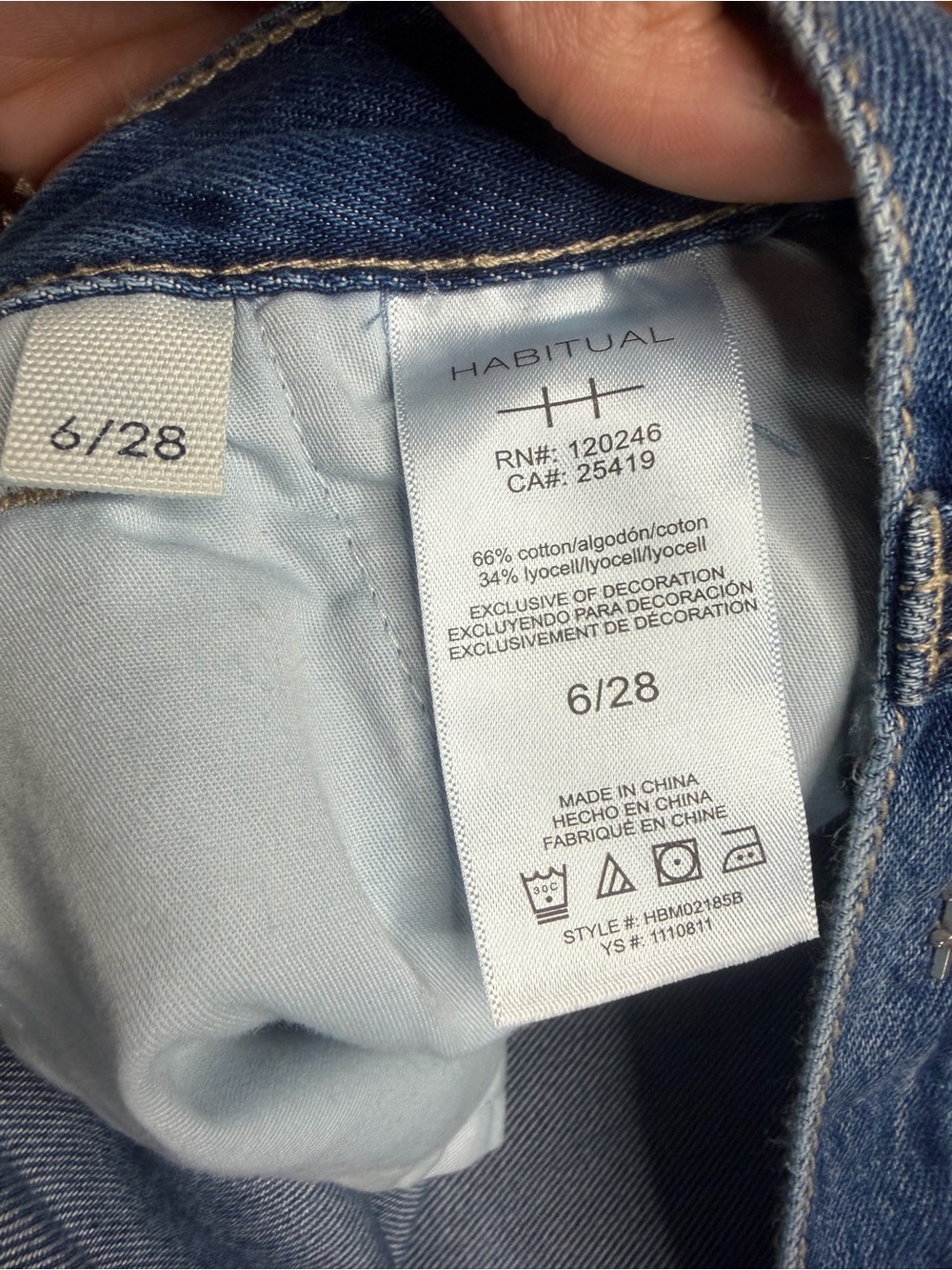 Habitual Women's Wide Leg Jeans - Picture 7 of 9